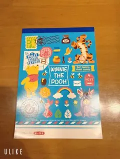 くまのプーさん A5メモ用紙