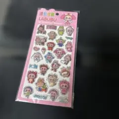 新品！ラブブ LABUBU 3Dぷっくりシール