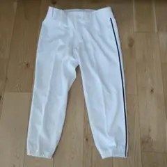 ホワイト ユニフォームパンツ ネイビーライン