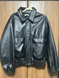 WYM ブラックレザージャケット