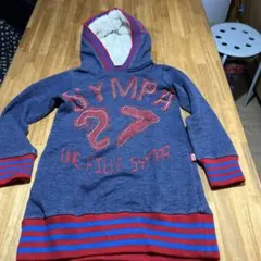 130 丈長めパーカー