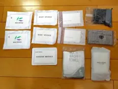 【新品】ホテルアメニティ　ボディスポンジ・タオルセット