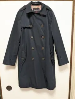 Simplicité ネイビー トレンチコートのサムネイル