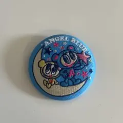 ナルミヤキャラクターズ 刺繍缶バッジ エンジェルブルー