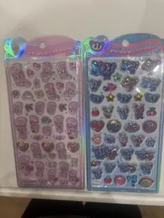 正規品うるちゅるポップシール エンジェルブルー エスターバニー 2枚セット