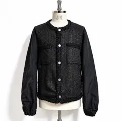 TAAKK 25AW ターク グリッターツイードジャケット brown サイズ1