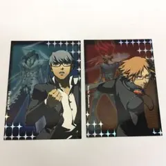 ペルソナ4　P4U 特典 イラストカード 主人公 花村陽介　色紙　ポストカード ペルソナ4 特典イラストカード 鳴上悠 花村陽介｜Yahoo!フリマ（旧