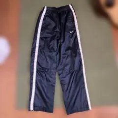 Nike ブラック トラックパンツ サイドストライプ