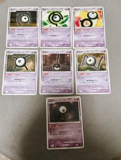 ポケモンカード　アンノーン　7枚セットのサムネイル