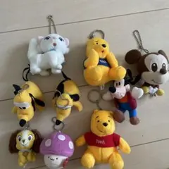 平成レトロ　当時物 ミッキー ミニー プーさん レディ　ディズニーマスコット