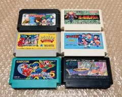 【FCソフト6本セット・任天堂・ファミコン】rax