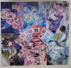 ホロライブ　クリアファイル+クリアシート各６種６枚セット