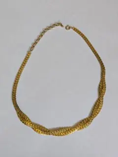 ゴールドツイストデザインネックレス
