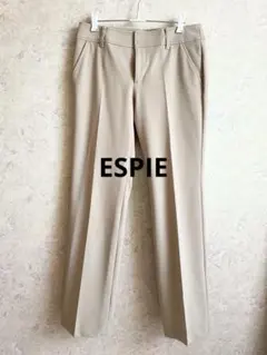 エスピエ　イトキン ストレッチパンツ スラックス ストレートパンツ ベージュ