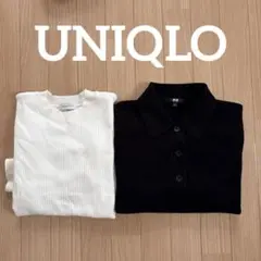 【試着のみ】ユニクロ　ニットポロ　ニットをセット　レディース　まとめ