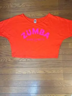 ZUMBA 正規品 XS クロップドTシャツ オレンジ