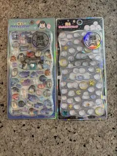 光るジュエルドロップ　シマエナガ　うみのなかまたち　ボンボンドロップシール