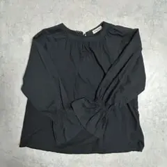 Samansa mos2 チャコールグレー　ブラウス