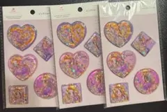 セリア　Disney ラプンツェル　ビックウォーターシール　3点　中川翔子