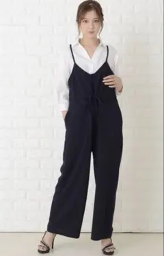 サロペット　ウエストリボン　新品タグ付き