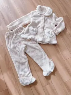 新品‼︎値下げsugar powderもこもこパジャマ ♡100cm モカブラウン