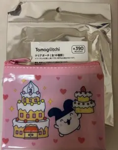 サンキューマート たまごっち プチプチおみせっち　クリアポーチ みみっち