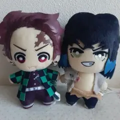 鬼滅の刃 竈門炭治郎 嘴平伊之助 ともぬい 2体セット