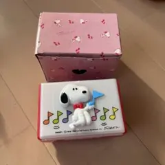 スヌーピー オルゴール ジュエリーボックス サンキョートップオブザ