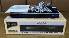 ジャンク シャープ bd-hdw75 AQUOS ブルーレイレコーダーSHARP - メルカリ