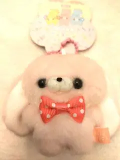 すくっとたっちさん　おしからー　ぬいぐるみキーホルダー　マスコット　たれうさぎ