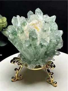 超綺麗ガーデンクォーツ入り水晶クラスターB87P6/75P06C
