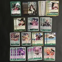 K*o様 【即日発送】ワンピースカード　蒼海の七傑　緑ミホーク　デッキパーツ　計