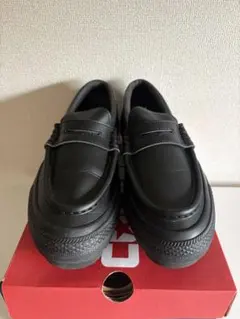 Converse オールスター チャンク ローファー 黒 厚底 美品 箱付