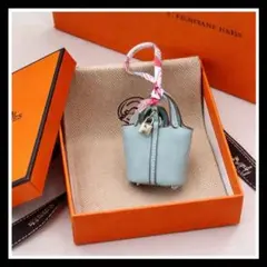 【即日発送‼️】ミニバッグチャーム ティファニーブルー キーホルダーのサムネイル