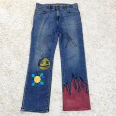 Lee デニムパンツ ジーパン ジーンズ Gパン ズボン ペイント リー 34