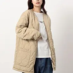 【新品タグ付】キルティング＆ボアリバーシブルブルゾン