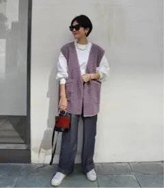 【完売品】マチャット⭐️ MACHATT ウールライクフォルムベスト 2025年最新】machatt ベストの人気アイテム - メルカリ