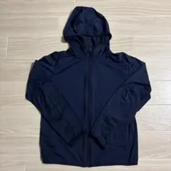 UNIQLO AIRism UVカットメッシュパーカー 150センチ　ネイビー