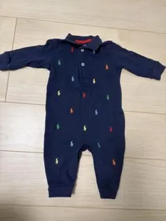 Ralph Lauren ネイビー ロンパース　70cm
