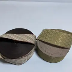 2反セット畳縁ストライプとダイヤモンドパターン