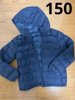 UNIQLO キッズ 中綿コート 150 ネイビー