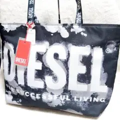 ✨新品タグ付✨DIESEL トートバッグ RAVE TOTE ビッグロゴ 黒