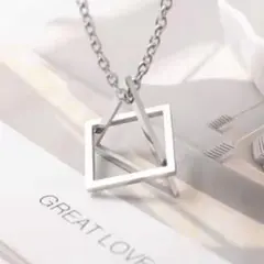 ネックレス メンズ チタン シルバー チェーン 新品 未使用 【PN3-072】