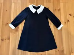 UNIQLO ネイビー襟付きワンピース 110