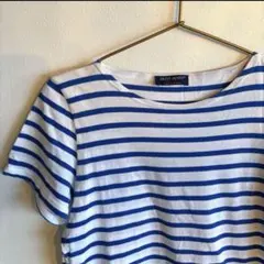 【美品】セントジェームス　ボーダーT ブルーのサムネイル