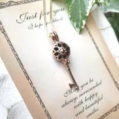 再販　キー　鍵　チャーム　アロマペンダント　アロマネックレス　メモリーオイル