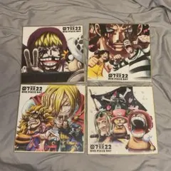 ONE PIECE DAY キャラクターアート 4枚セット 色紙