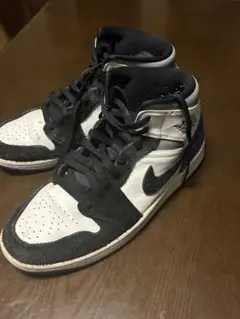 Nike Air Jordan 1 ホワイト/ブラック/パープル