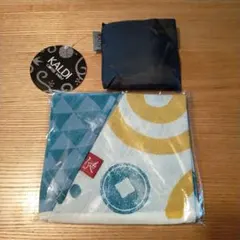 KALDI エコバッグ もへじ手ぬぐいエコバッグ