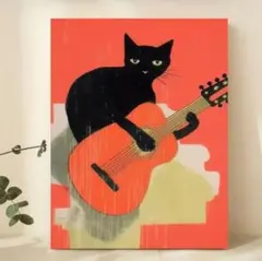 インテリア　アート　ポスター　ミッドセンチュリー　北欧　ネコ　カフェ　雑貨　A3